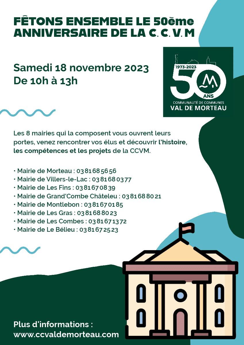 Cinquantenaire de la Communauté de communes Val de Morteau