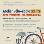 Atelier vélo école affiche